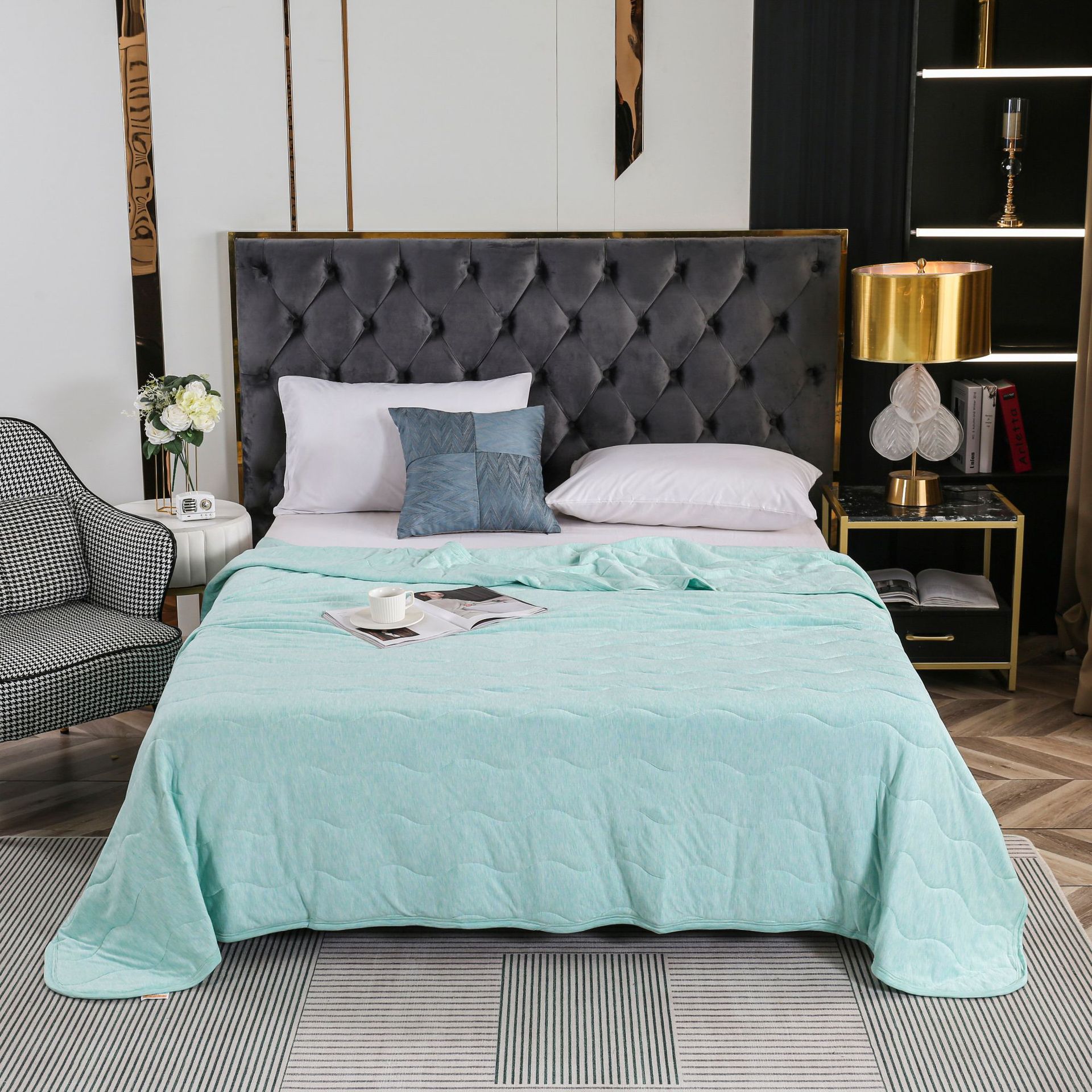 亲肤夏凉被单双人春秋被芯薄被莫代尔绗缝夏被空调被 亲肤夏凉被单双人春秋被芯薄被莫代尔绗缝夏被空调被