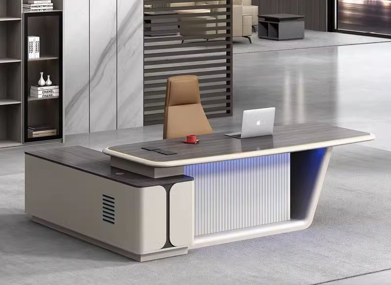 办公家具 烤漆大班台办公家具 简约现代总裁经理主管桌