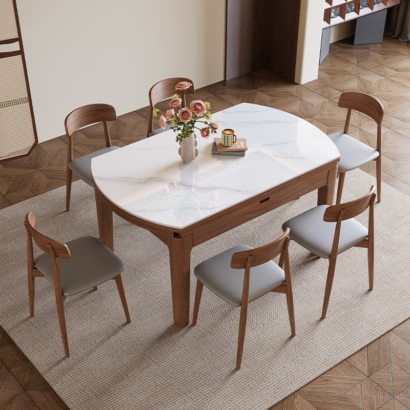 实木岩板餐桌，让您的家焕发新生！