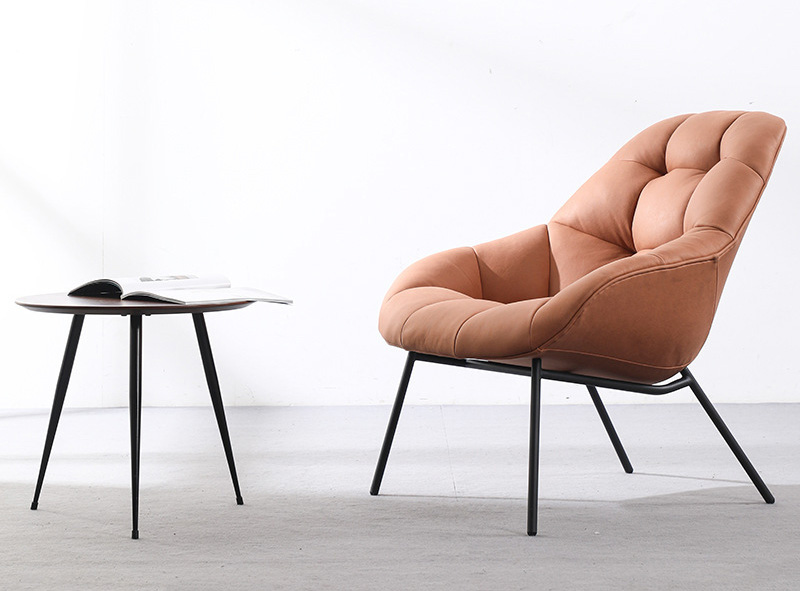 北欧轻奢懒人沙发 布艺椅子现代简约客厅休闲芒果椅 北欧轻奢懒人沙发 布艺椅子现代简约客厅休闲芒果椅