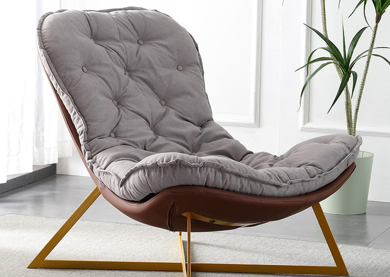 北欧单人沙发椅 轻奢小户型懒人躺椅 卧室创意客厅阳台休闲单椅 北欧单人沙发椅 轻奢小户型懒人躺椅 卧室创意客厅阳台休闲单椅