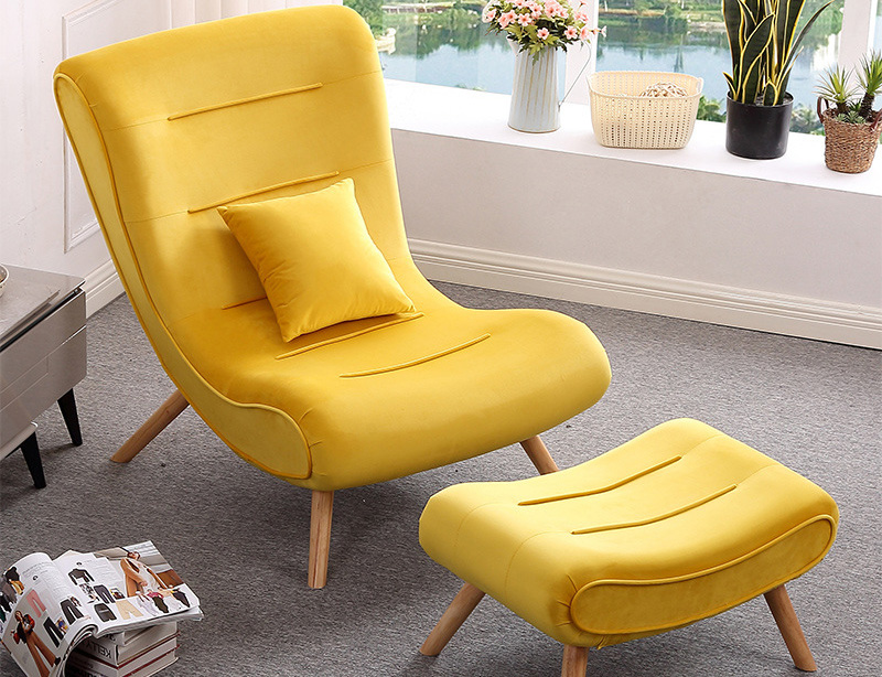 北欧现代蜗牛椅 布艺懒人老虎躺椅 创意阳台单人沙发椅 北欧现代蜗牛椅 布艺懒人老虎躺椅 创意阳台单人沙发椅